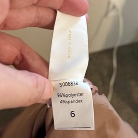 NWT Show Po Felt So Happy One Shoulder Dusty Rose Draped Cocktail Dress - Picture 12 of 12